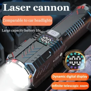 2000LM Rechargeable Tactical LED Flashlight
