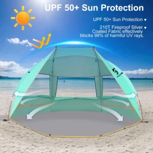 3-Person UPF50+ Beach Tent
